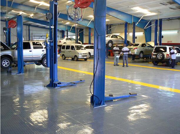 Car repair floor